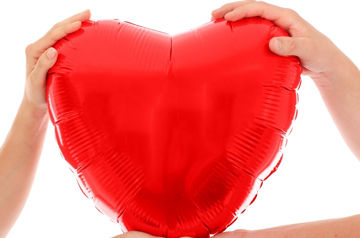 私達の想いを伝えるハートの画像