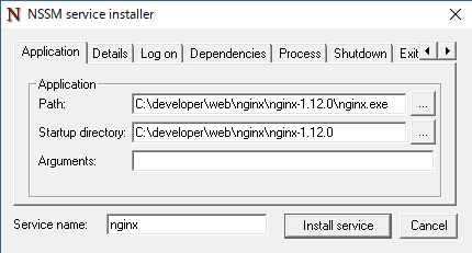 nginxのサービス化