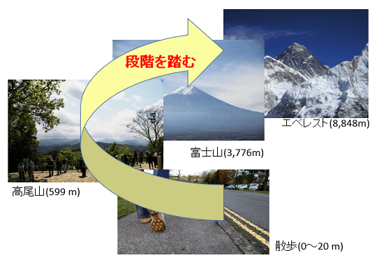 学習段階の画像